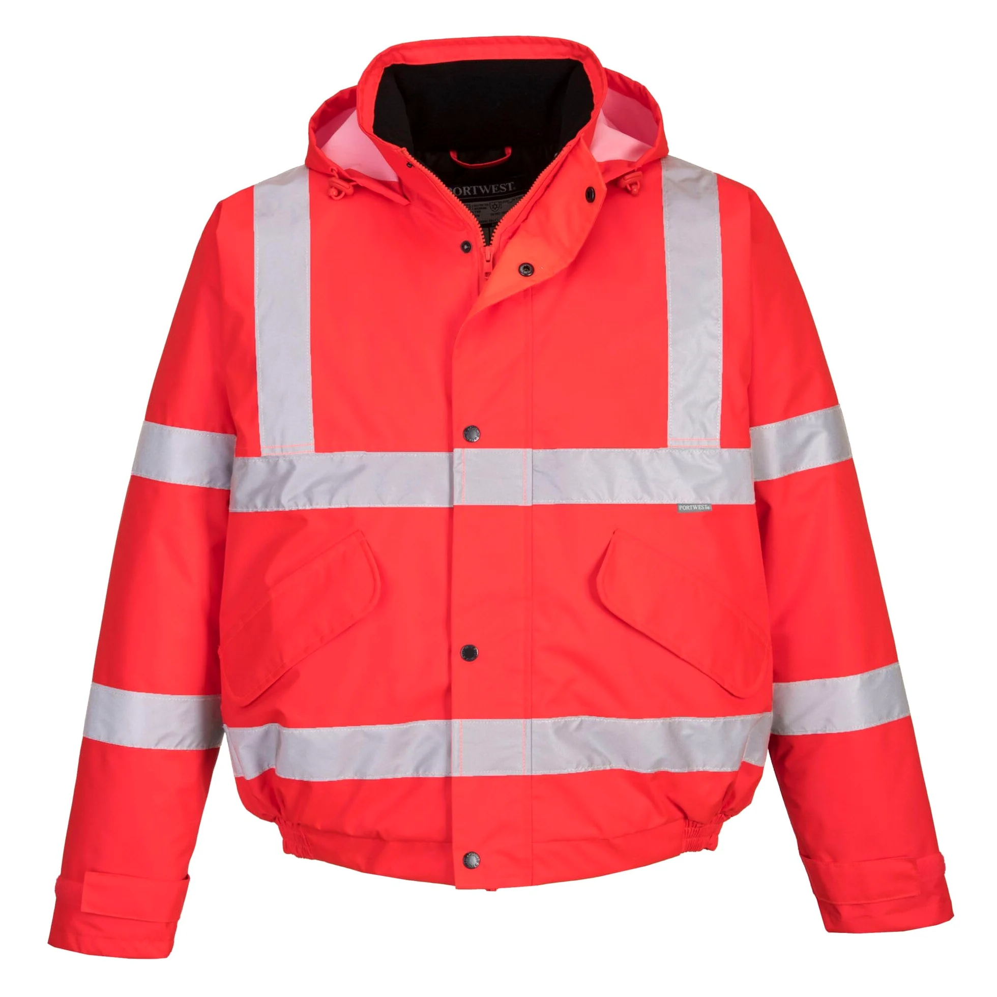 Portwest Blouson Hi-Vis, Couleur: Rouge, Taille: M, S463RERM
