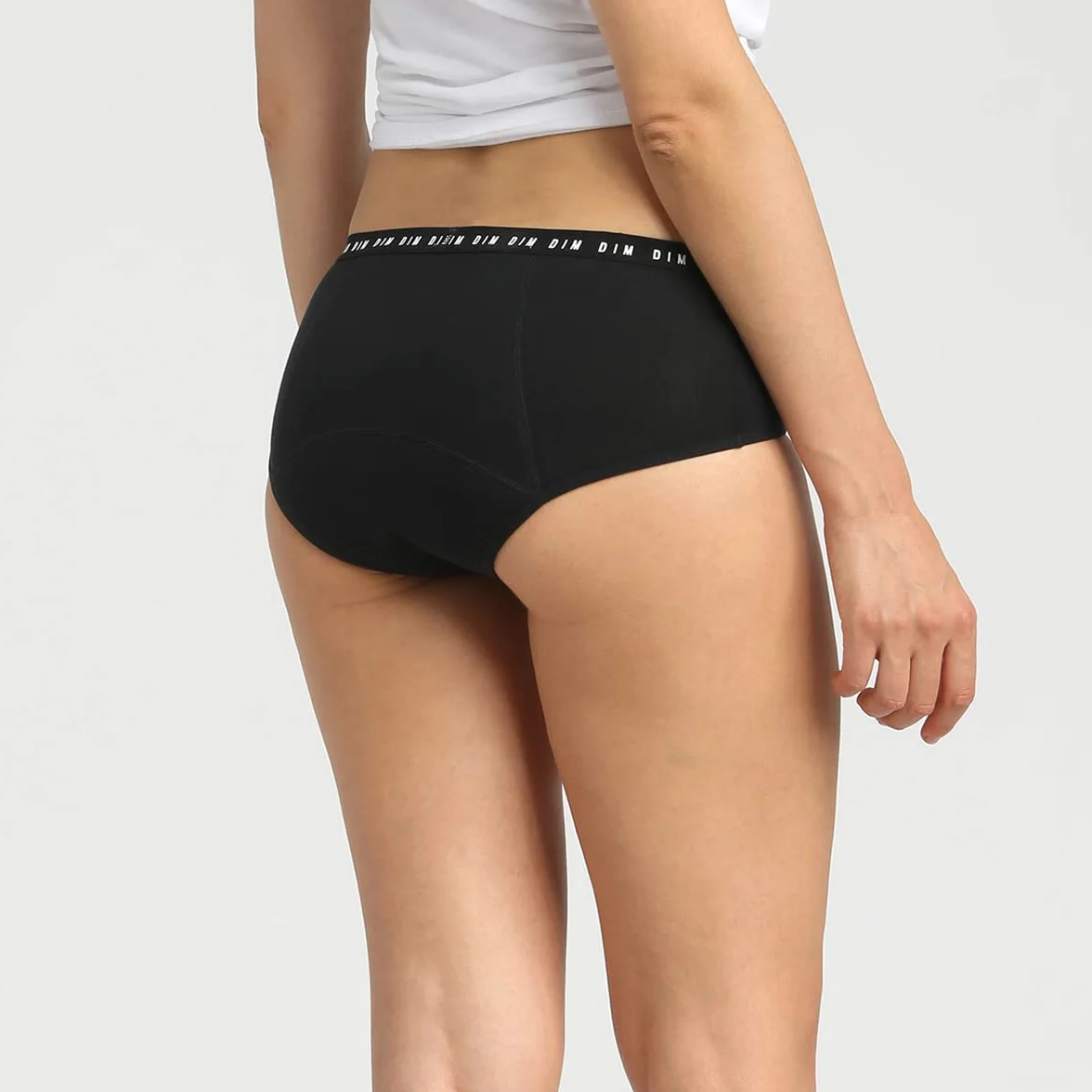 Dim Boxer Femme Menstruel Coton Bio Flux Abondant Dim Protect x2