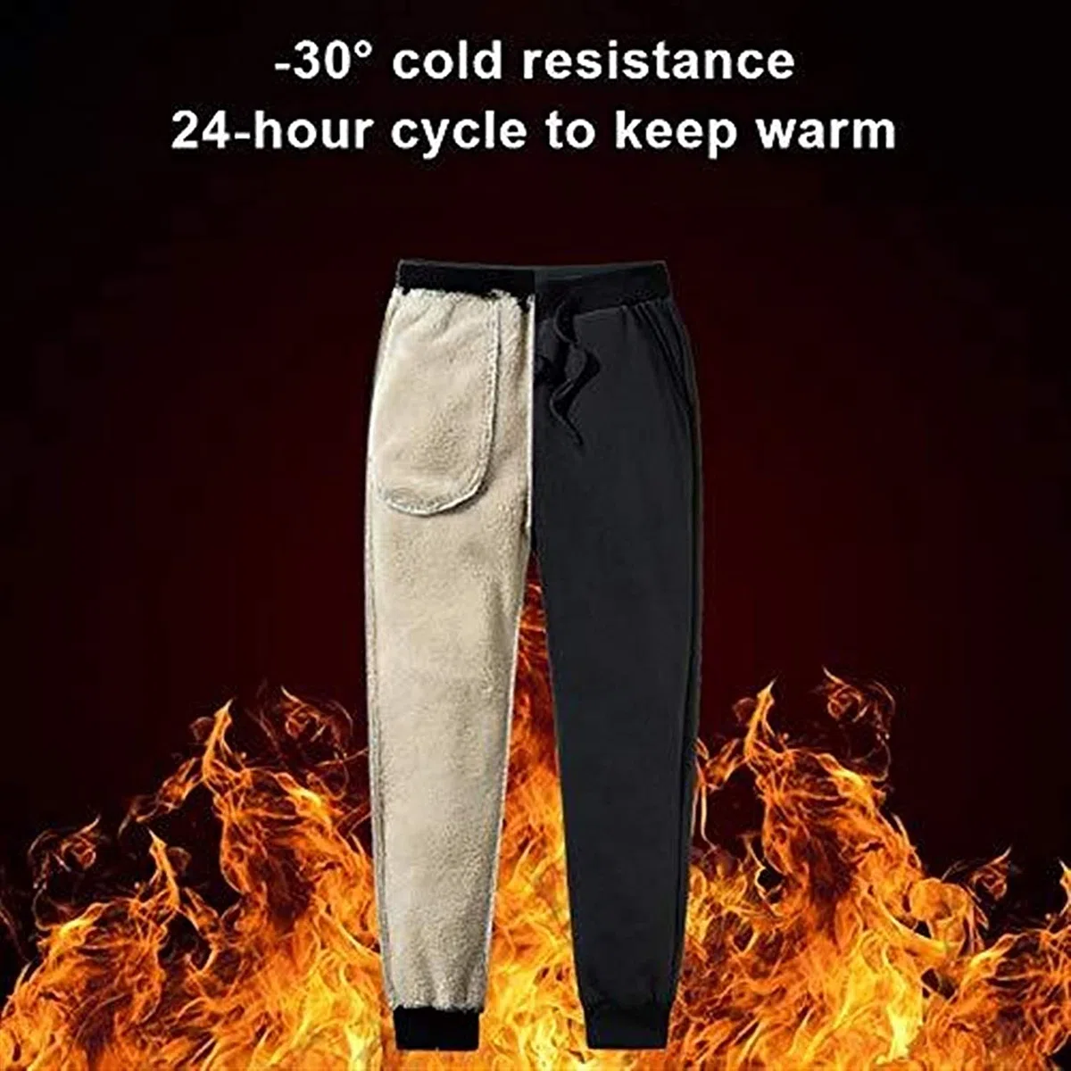 Pantalons En Polaire Thermique Pour Hommes, Doublure En Polaire Épaissie, Pantalons De Sport Décontractés, Hiver, Pantalons De Survêtement Chauds, Sports, Loisirs, Gym, Entraînement homme pantalon