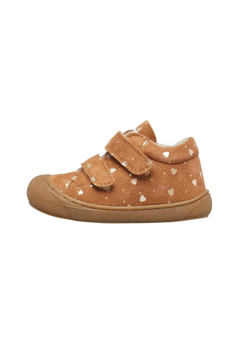 Naturino Chaussures Premiers Pas en suède, Marron- 25