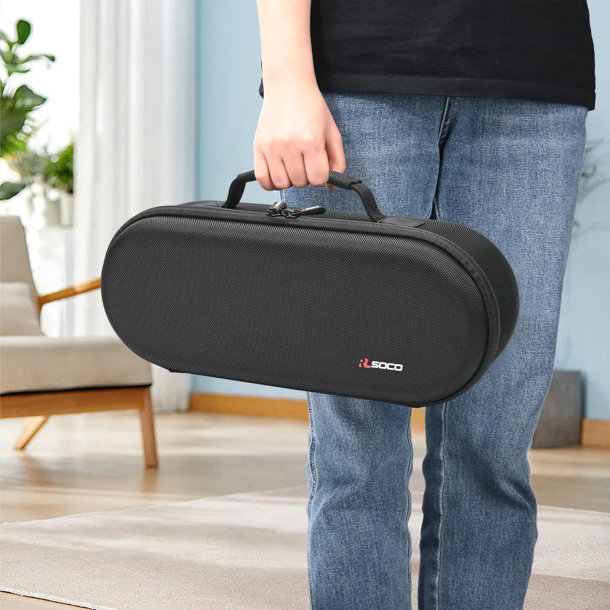 RLSOCO Étui pour Dyson Supersonic Nural HD16 sèche-cheveux Bagages de voyage (Noir)