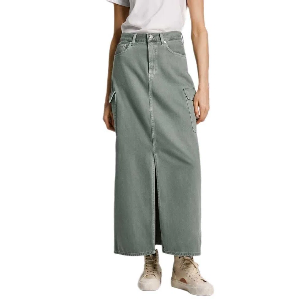 Pepe Jeans Maxi Skirt Hw CLR Jupe Femme