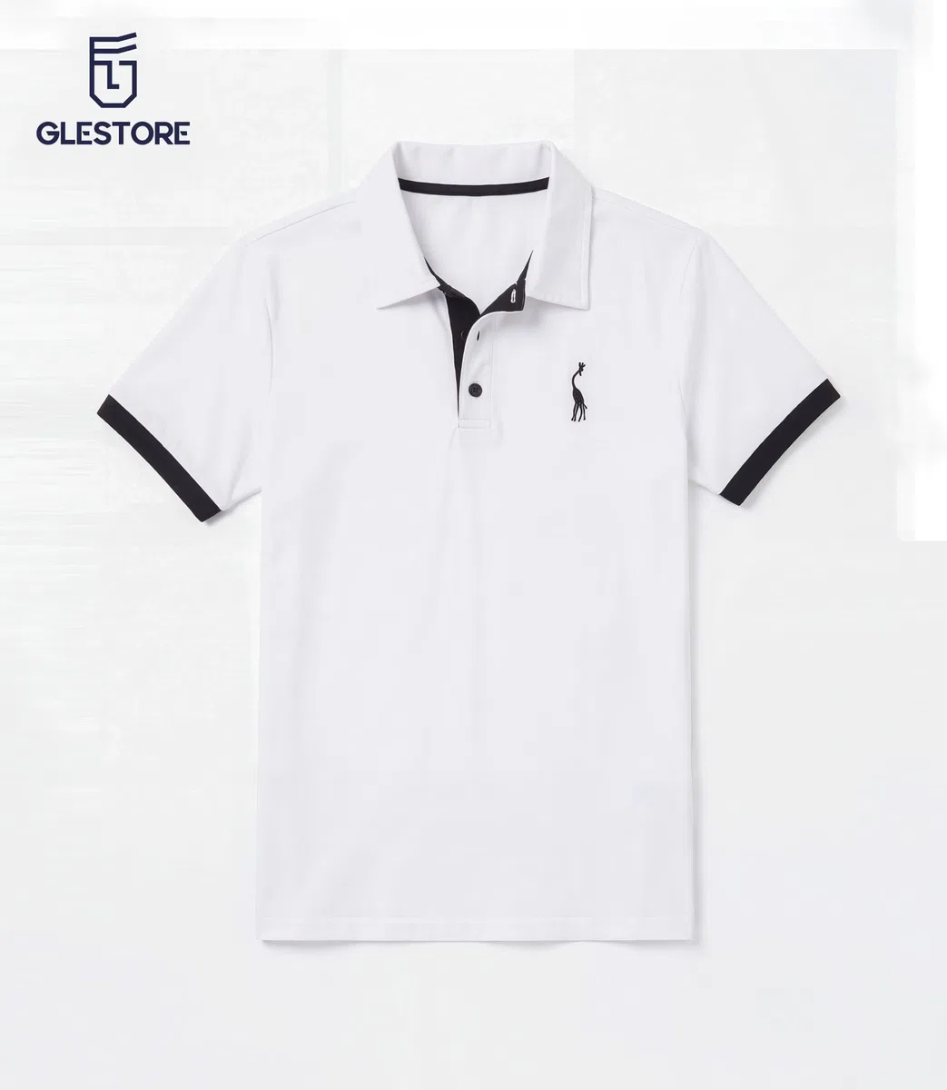 GLESTORE Polo Homme T Shirt Manche Courte Golf Tennis Casual Sport T-Shirt Coton Vetement