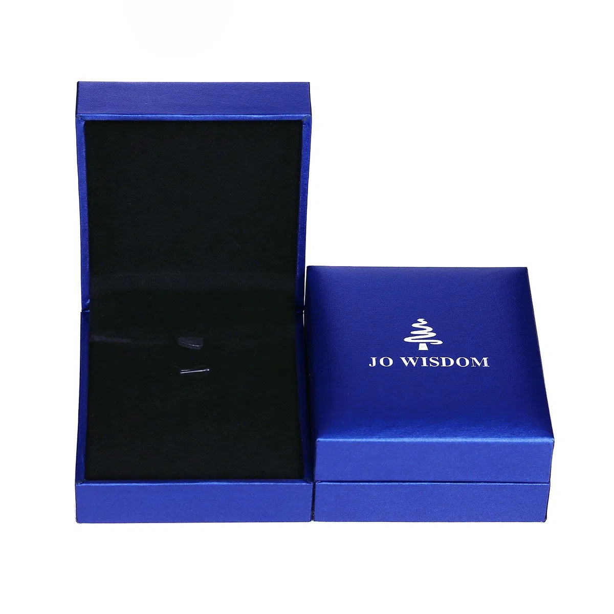 JO WISDOM Collier Pendentif infini Argent 925/1000 Femme avec 3A zirconium