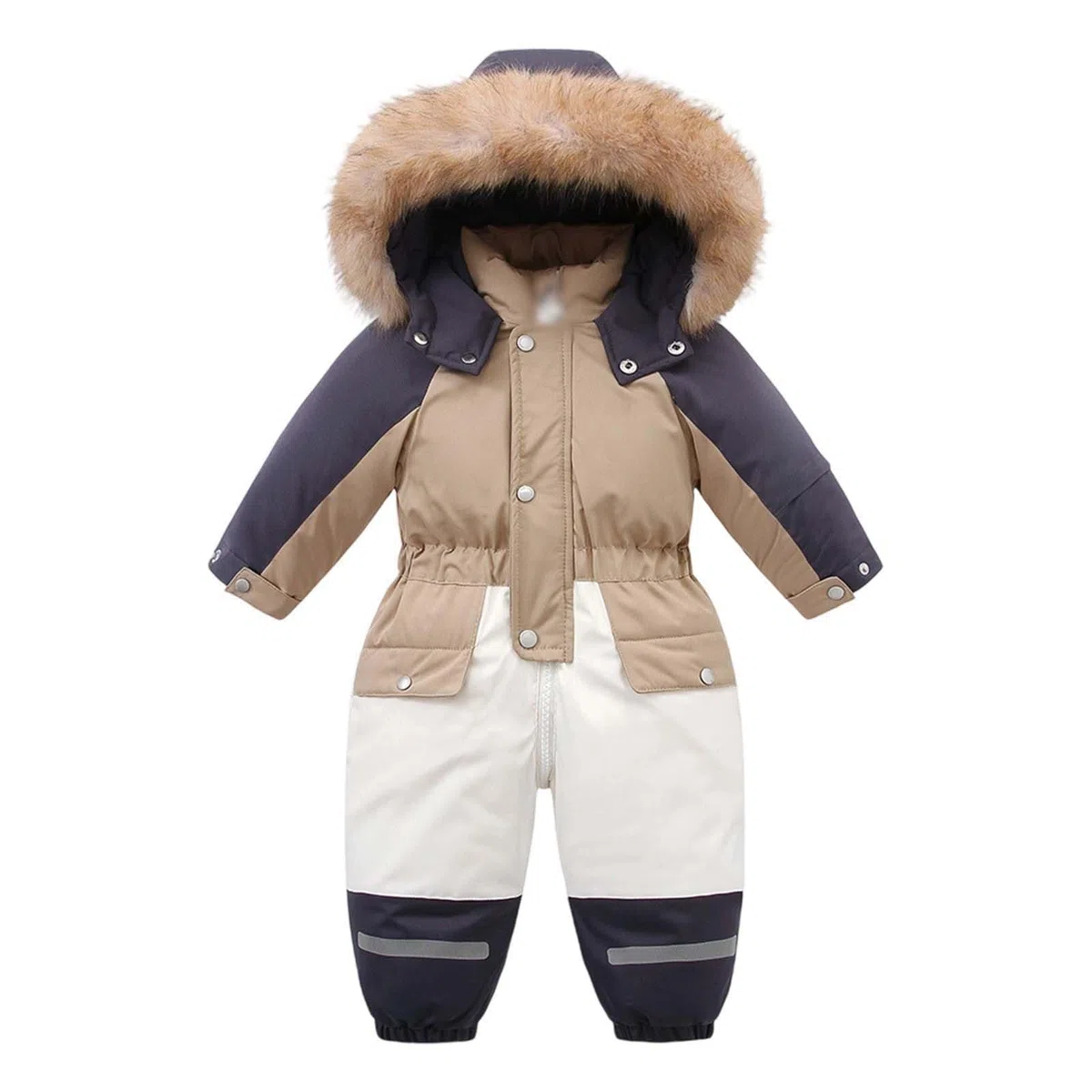 Combinaison de Neige Bébé Enfant Garçon Fille, Étanche Barboteuses Manches Longues Grenouillè Chauds Coupe-Vent Jumpsuit Fille | Combinaison Bebe Hiver 18 Mois | Barboteuse Salopette