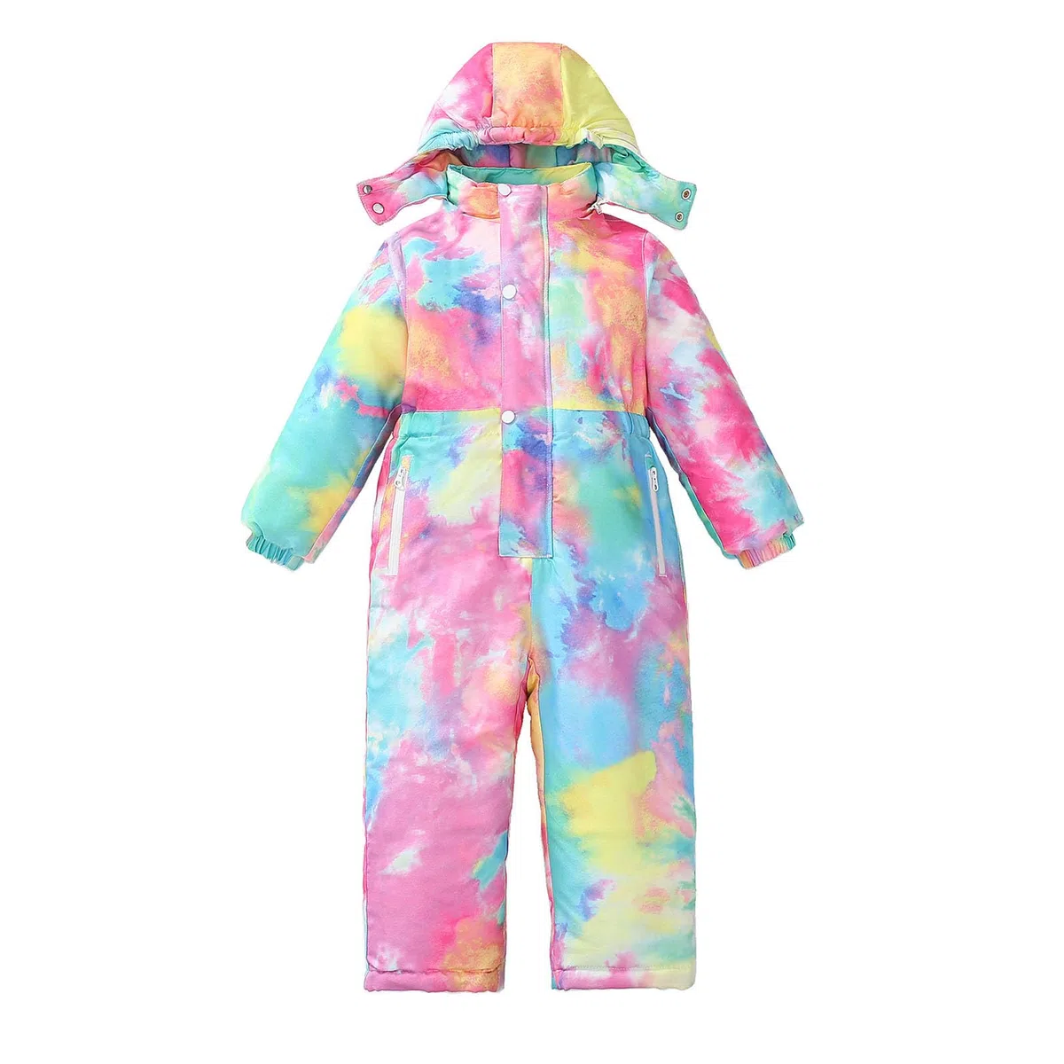 Generisch 2026 Enfants Garçons Filles Hiver Épaissir Manteau Amovible Veste Combinaison de Neige Enfant Coupe-Vent Chaud Combinaison Outwear Neige Porter